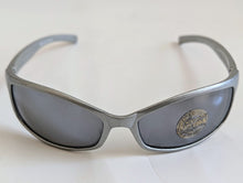 NWT True Vintage Sports Wrap around 8 base Silver frame Smoke Mirrored lens Sunglasses