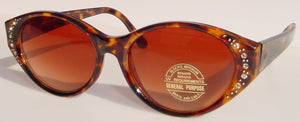 Vintage Lady's fashion sunglasses w/ decorative jewels