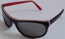 Vintage tri-color frame wrap around "balorama like" style sunglasses