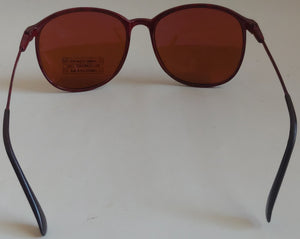 True Vintage Carbon Fiber school boy style sunglasses